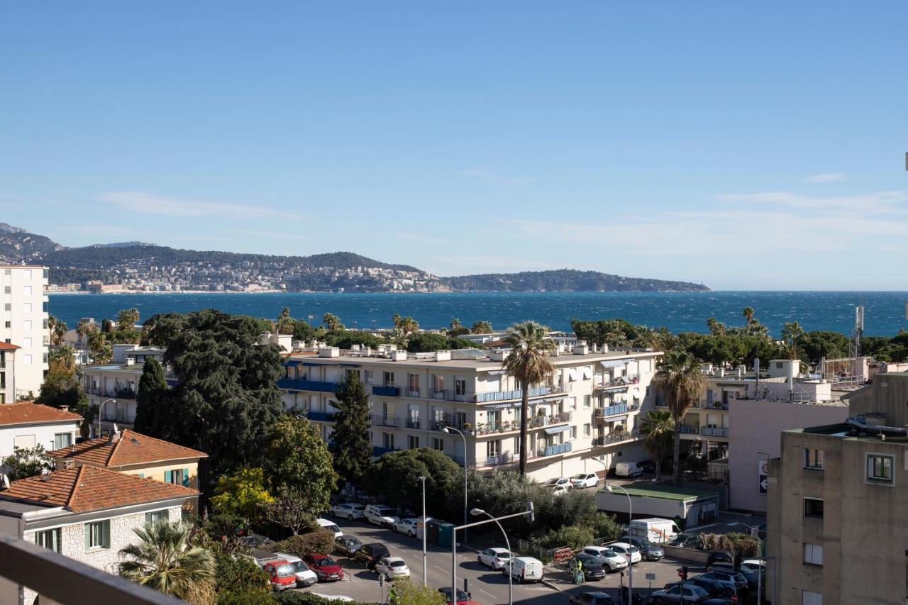Studio With Terrace And Sea View, 10 Min To The Beach Nice Exterior foto